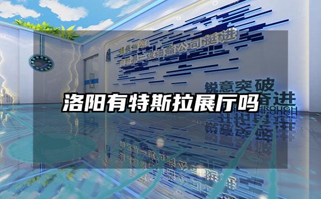 洛陽有特斯拉展廳嗎