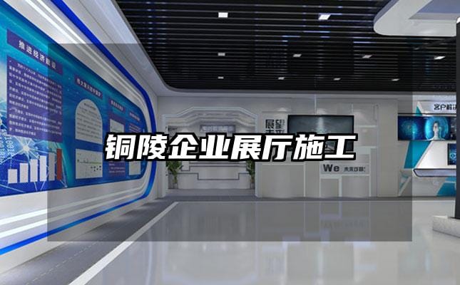 銅陵企業(yè)展廳施工