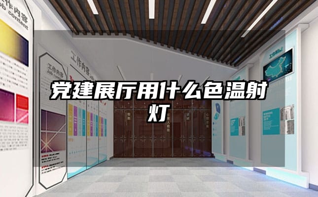 黨建展廳用什么色溫射燈