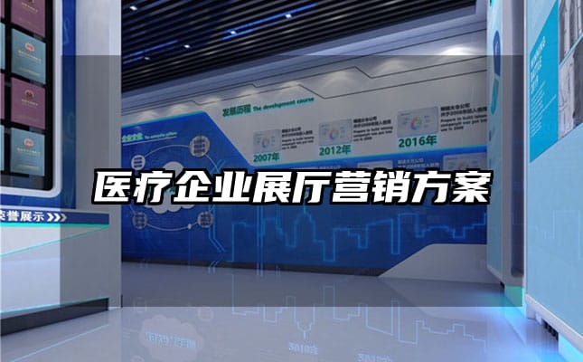 醫療企業展廳營銷方案