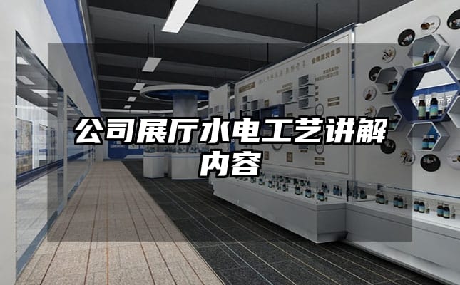 公司展廳水電工藝講解內(nèi)容