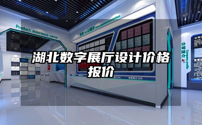 湖北數字展廳設計價格報價